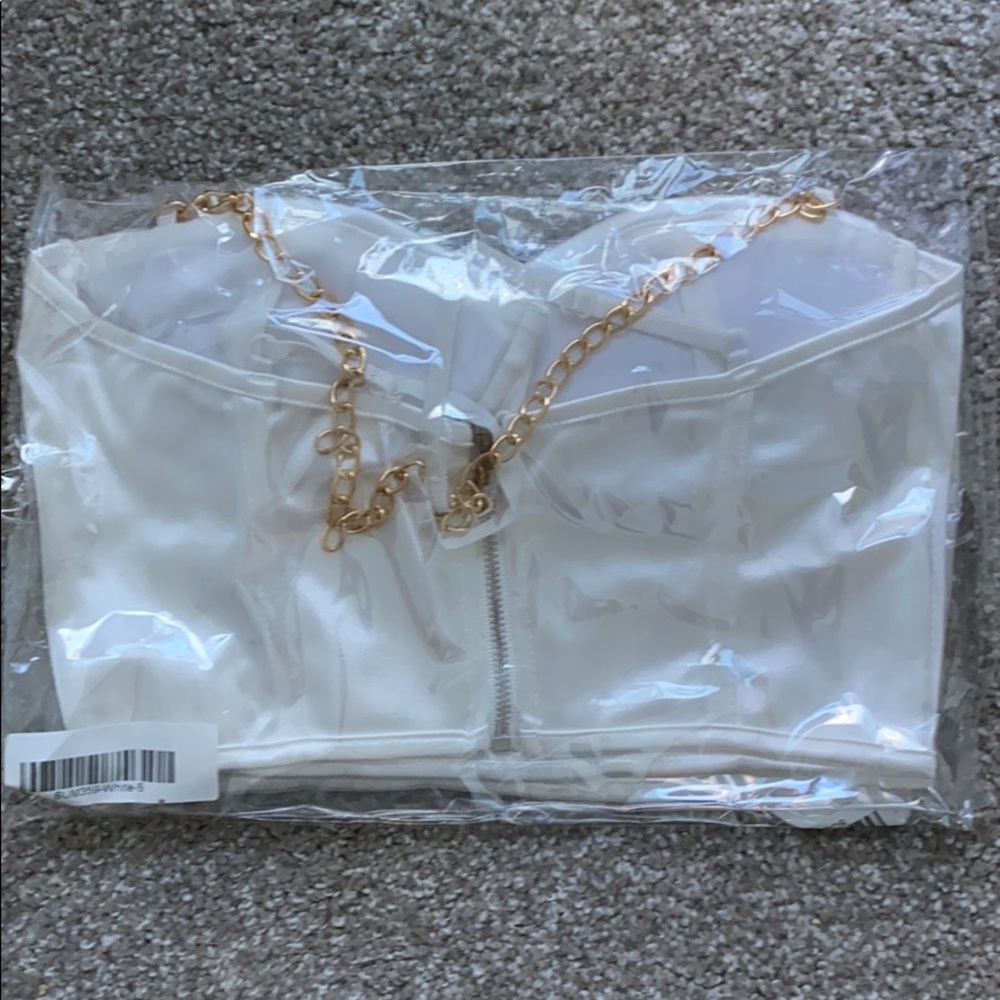 White chain bodice top - Picture 4 of 4